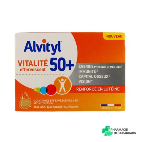 Alvityl Vitalité 50 Energie Immunité Vision
