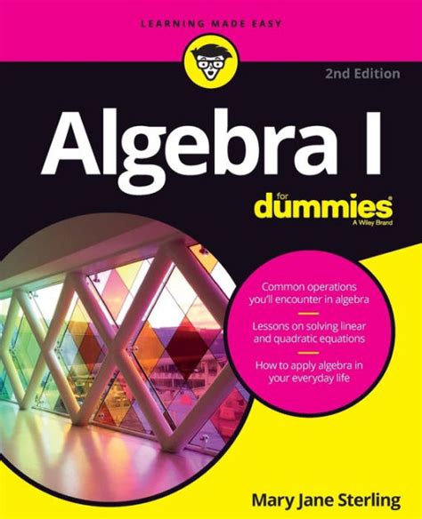 Algebra I For Dummies By Mary Jane Sterling Paperback Barnes And Noble®