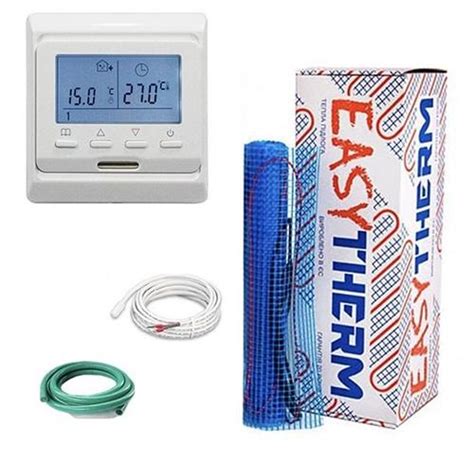 ᐉ Теплый пол EASYTHERM 200 2400 Вт 12 м² с программируемым ...