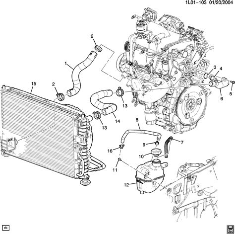 Pontiac Torrent L Hoses Pipes Radiator Lnj F Epc Online