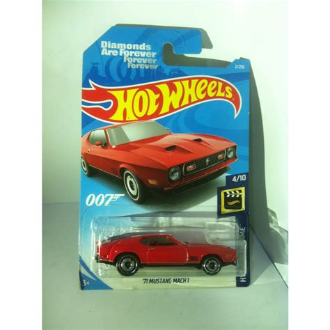 Hot Wheels 2019 HW Screen Time Mini Collection 007 4 71 Mustang Mach 1 By MATTEL Shopee