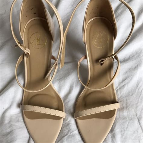 Nude Stiletto Heels Slight Stain On The Strap But Depop