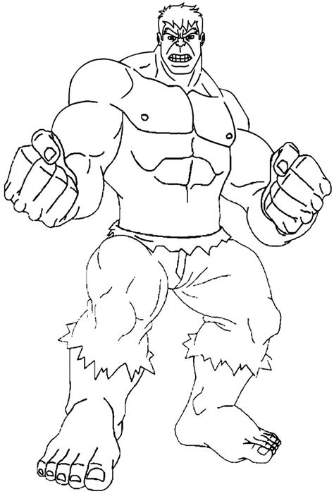 Imagem Do Hulk Para Colorir - Desenhos para colorir do Hulk - Dicas Práticas