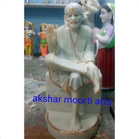 Carving Marble Sai Baba Statue At Best Price In Jaipur Akshar Moorti Arts