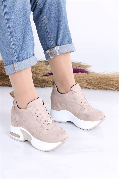 Boris Nude S Et Gizli Topuklu Kad N Spor Ayakkab Sefayol