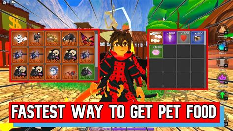 Fastest Way To Get Pet Food World Zero Roblox Youtube