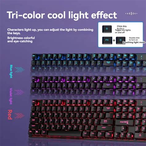 great wall white wired keyboard  mouse set usb laptop desktop