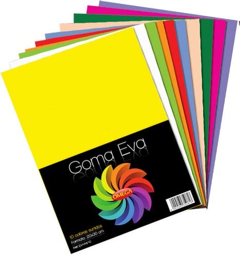 Papelería Valman GOMA EVA A4 COMÚN 10 COLORES