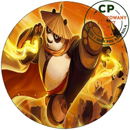 Opłatek na tort Kung fu Panda