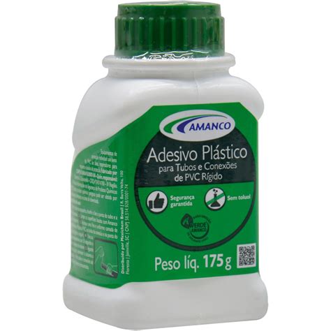 Cola Adesivo Plástico para pvc 175g Amanco Submarino