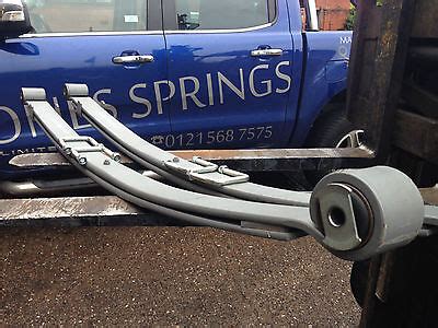 Pair Of Rear 2 Leaf HD Springs Citroen Relay Peugeot Boxer Fiat