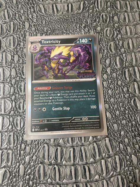 Toxtricity Mep 017 Phantasmal Flames Mega Evolution Stamp Promo 1674