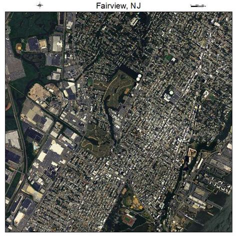 Aerial Photography Map Of Fairview Nj New Jersey