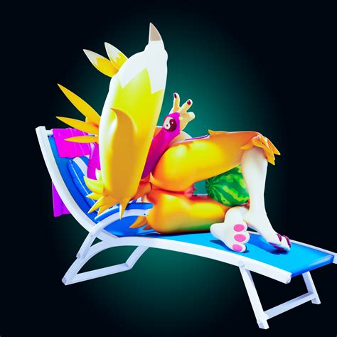 Archivo D Renamon Sand A Bikini Modelo D Print Dise O Imprimible En D Para Descargarcults