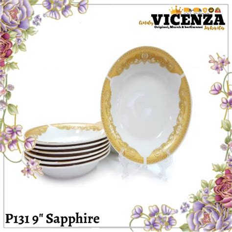 Jual Original Vicenza Piring Makan P131 Indonesiashopee Indonesia