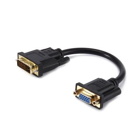 0,2 м DVI мужской VGA Женский адаптер кабель от ноутбука PC хост ...