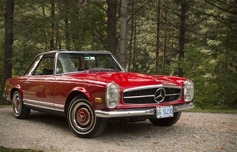 This Mercedes Benz 230sl Is A Timeless Classic Driving