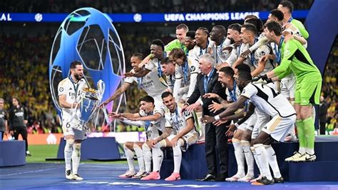 Real Madrid Win 2024 Uefa Champions League Trophy Beating Borussia