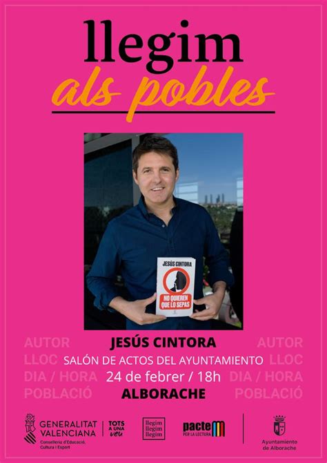 El periodista Jesús Cintora presenta en Alborache su libro No quieren