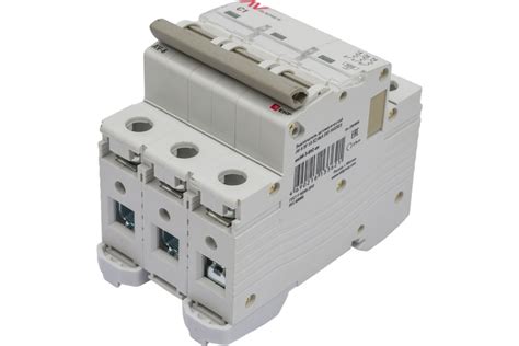 Автоматический выключатель EKF AV-6 3P 1A C 6kA AVERES mcb6-3-01C-av ...