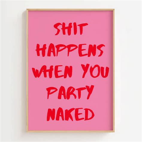 Naked Dorm Party Etsy