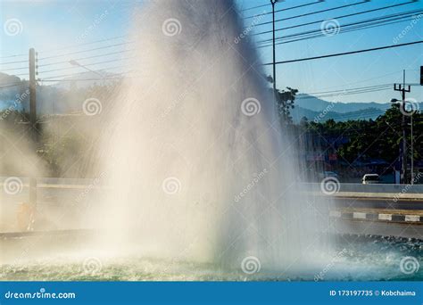 Mae Khachan Hot Spring In Chiang Rai Province Stock Image Image Of Park Smoke 173197735