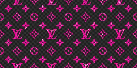 Louis Vuitton Lv Pink Glitter Pattern Seamless Hd Png Citypng