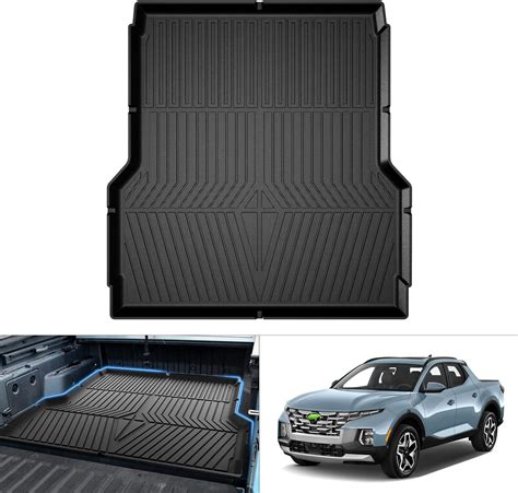 Mixsuper Truck Bed Mat Compatible With 2022 2023 Hyundai Santa Cruz All