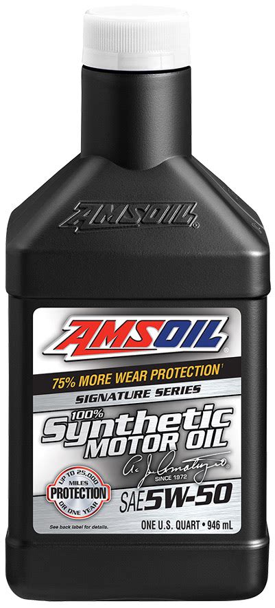 AMSOIL Signature Series Synthetic SAE 5W 50 Motor Oil