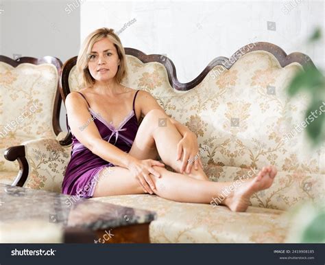 Portrait Delicate Blonde Woman Posing On Stock Photo Shutterstock