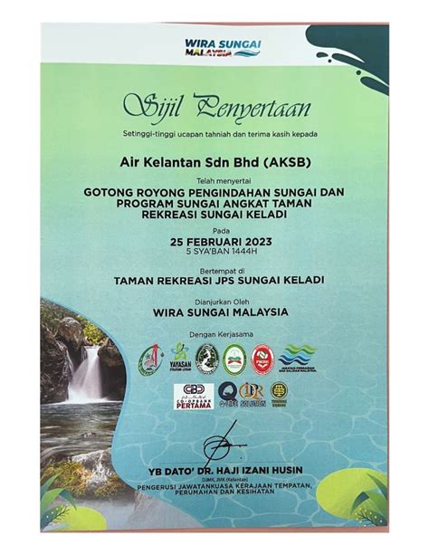 PENGINDAHAN SUNGAI DAN PROGRAM SUNGAI ANGKAT TAMAN REKREASI SUNGAI