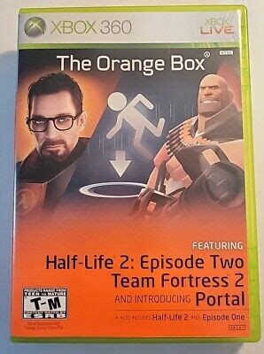 The Orange Box Half Life Team Fortress Portal Xbox Complete