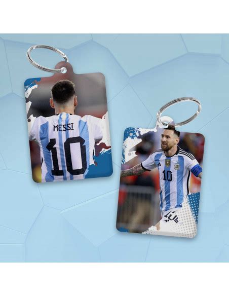 Llaveros Rectangular Argentina Messi