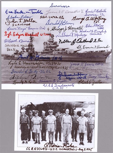 Lot - (USS INDIANAPOLIS)
