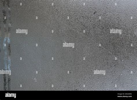 Theres A Condensation Of Wet Glass Fogged Glass Stock Photo Alamy