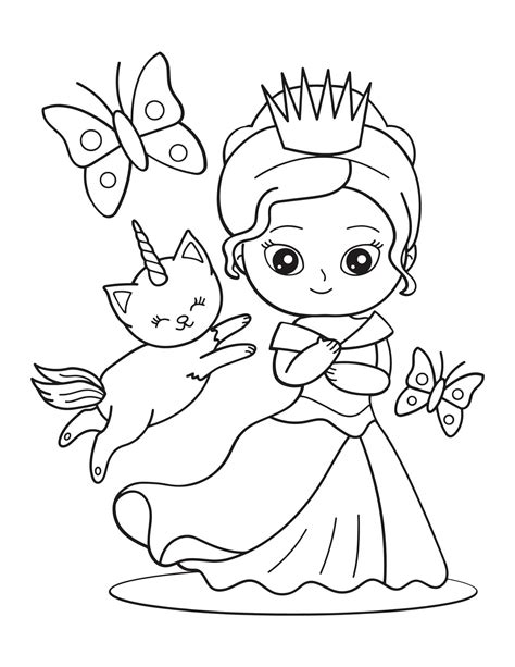 free princess coloring pages printable 7