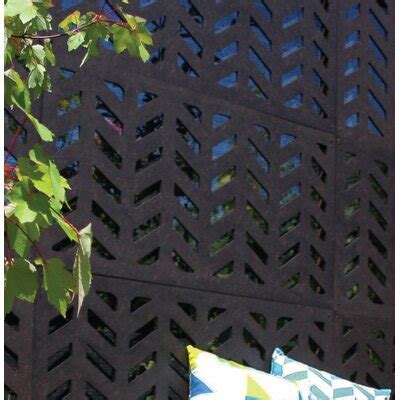 Outdeco Ft H X Ft W Herringbone Fence Panel Wayfair