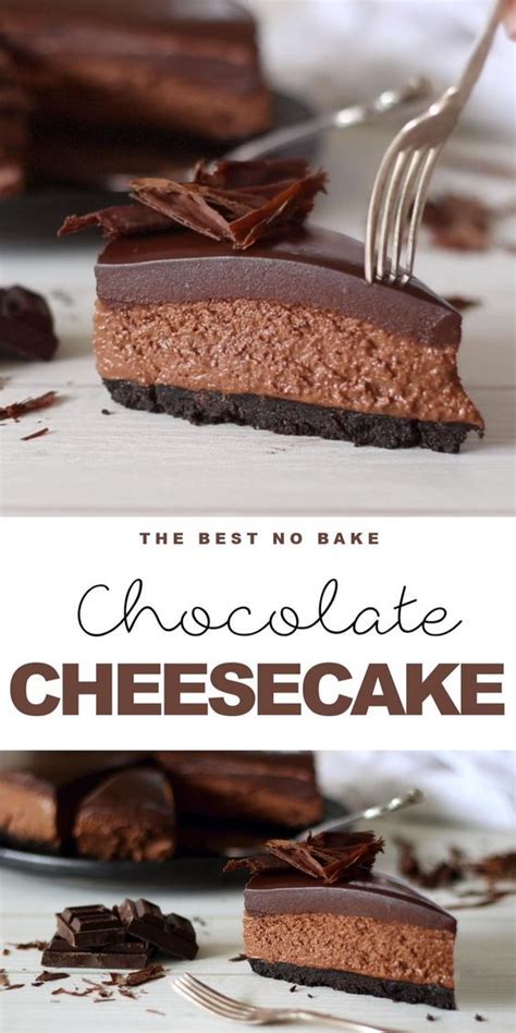 No Bake Chocolate Cheesecake Recipe Artofit