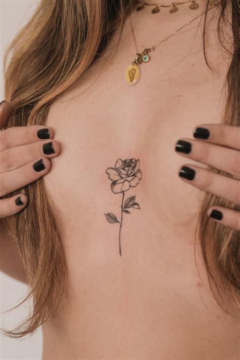 Rose Tattoo By Mirella Neri Ear Tattoo Tattoos Behind Ear Tattoo