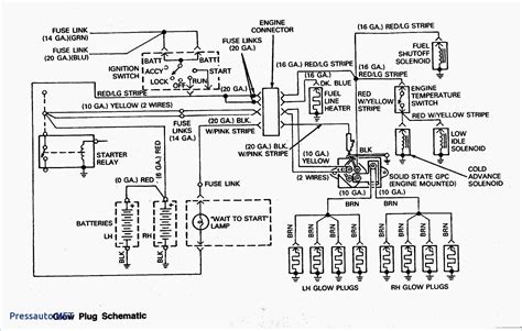 Diesel Engine Glow Plug Wiring Diagram