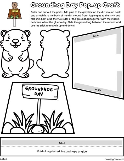 groundhog day art activities 7