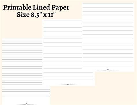 wide ruled lined paper printable 1