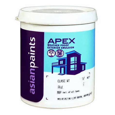 Asian Apex Exterior Emulsion Paint At Rs 465 Litre Apex Paint In