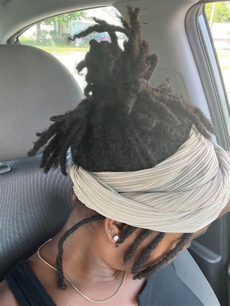 Scarf Styles W Locs In 2022 Dreadlock Hairstyles Black Edgy Hair