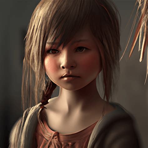 Beautiful Girl Digital Art · Creative Fabrica