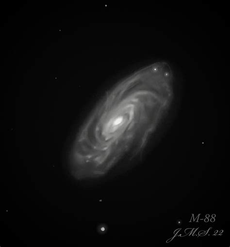 Messier 88 Sketching Cloudy Nights