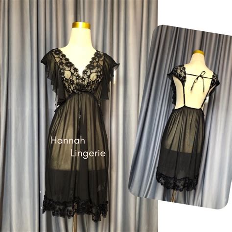 Jual Queena Excusive Nightdress By Hannah Lingerie Kado Ulang Tahun Istri Baju Malam Pertama