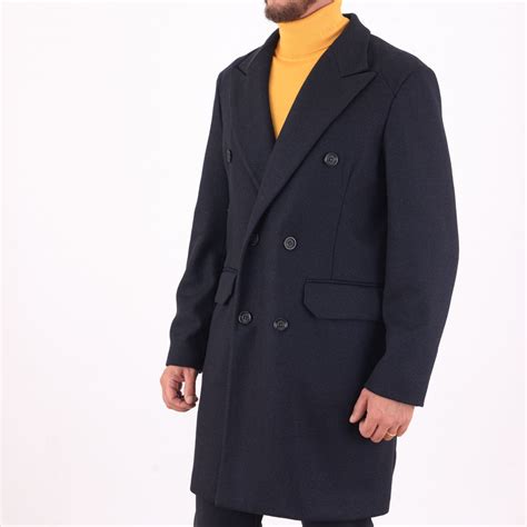 Double-breasted wool coat | Paolo Pecora man Milan Blue Paolo Pecora ...