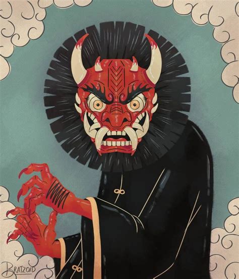 Oni By Bratzoid On Deviantart Japanese Pop Art Japanese Art Art