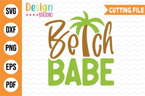 Beach Babe Svg Graphic By Bee Design Creative Fabrica